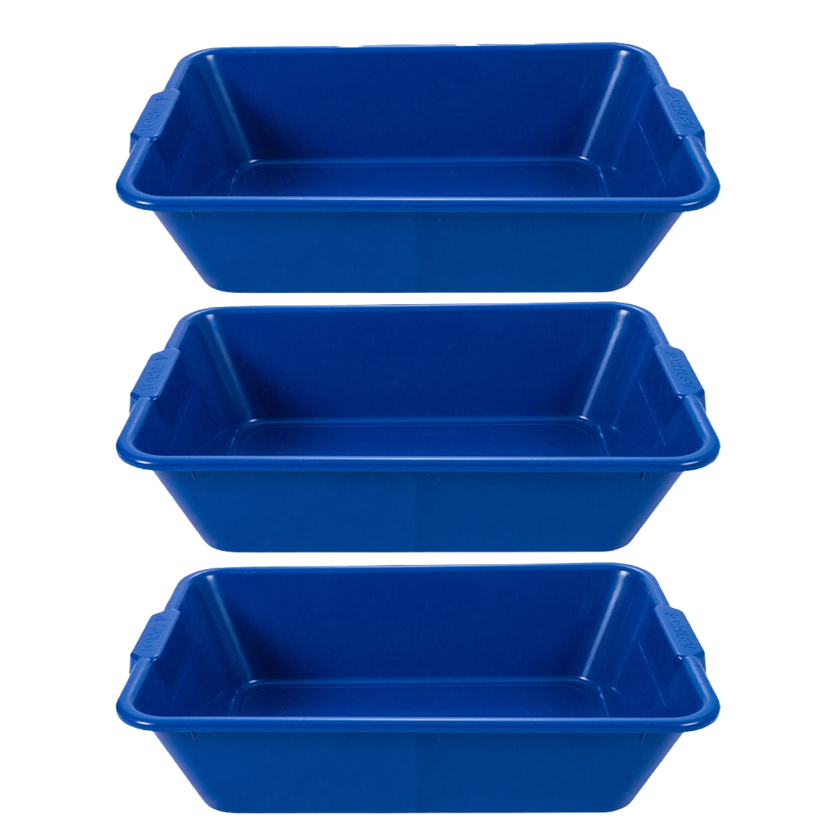 Kit 3 Caixas De Massa 40 Litros Azul Afort