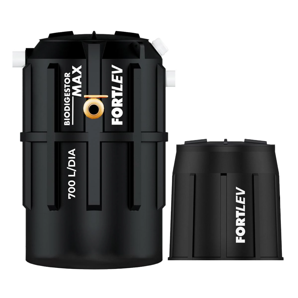 Kit Biodigestor e Leito De Secagem 700l/dia Fortlev