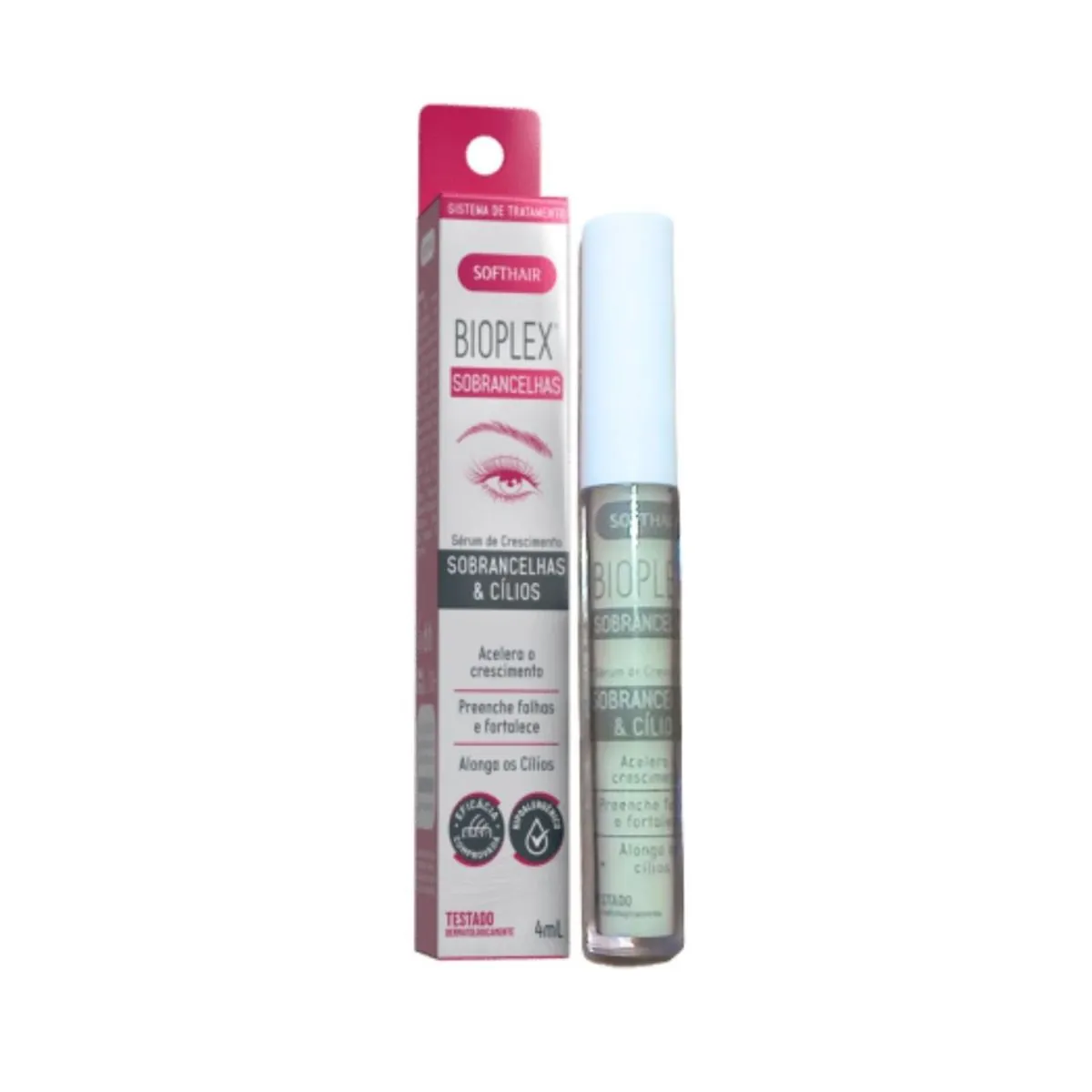 Serum Para Crescer Cilios Sombrancelha Bioplex Soft Hair 4ml