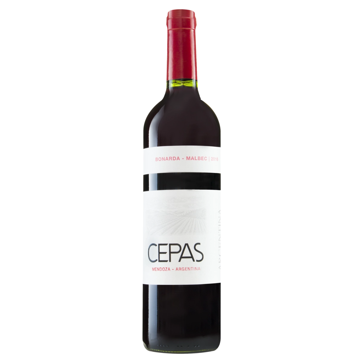 Vinho Argentino Tinto Meio Seco Meio Secocepas Bonarda Malbec Mendoza Garrafa 750ml