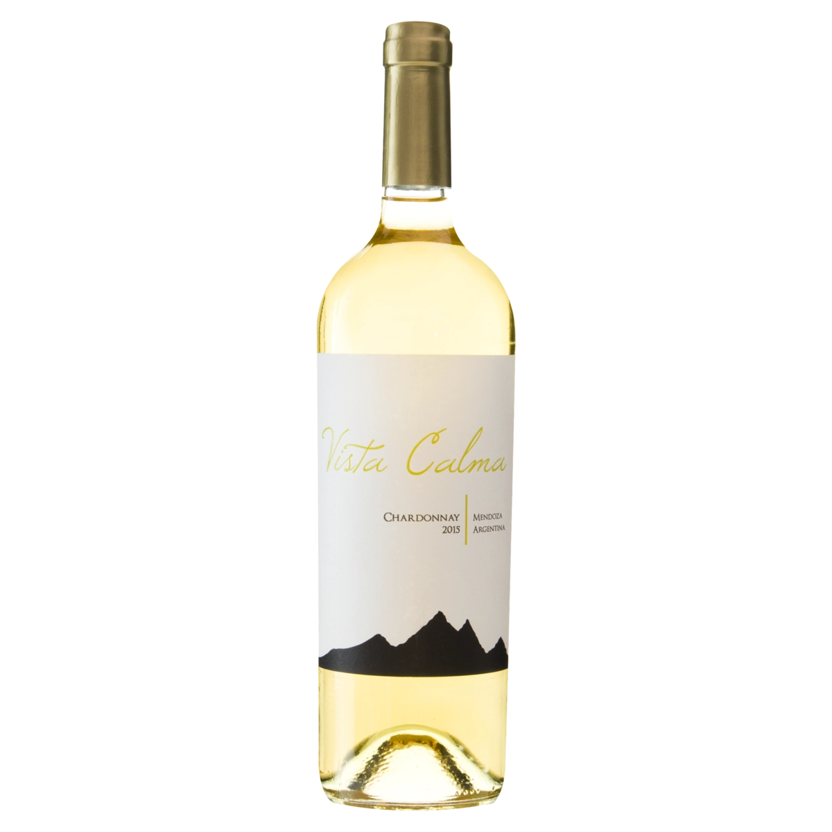 Vinho Argentino Branco Meio Seco Vista Calma Chardonnay Mendoza Garrafa 750ml