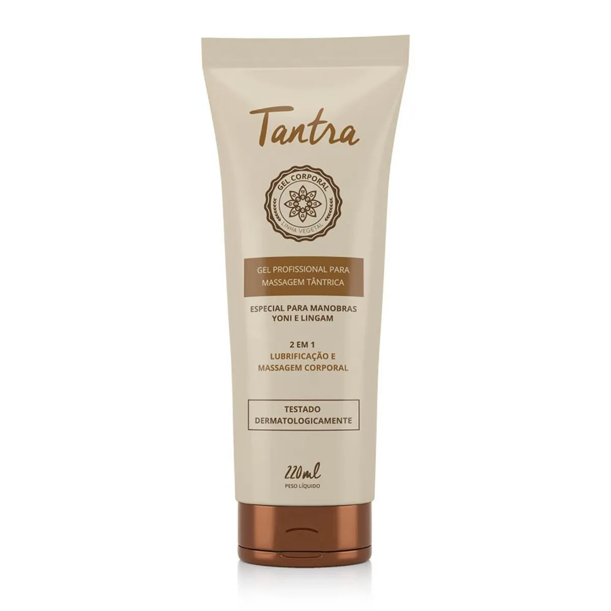 Gel Profissional para Massagem Tântrica Yoni e Lingam - 220 ml
