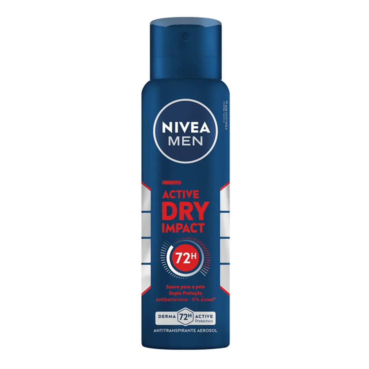 Desodorante Antitranspirante Aerossol NIVEA MEN Active Dry Impact 150ml