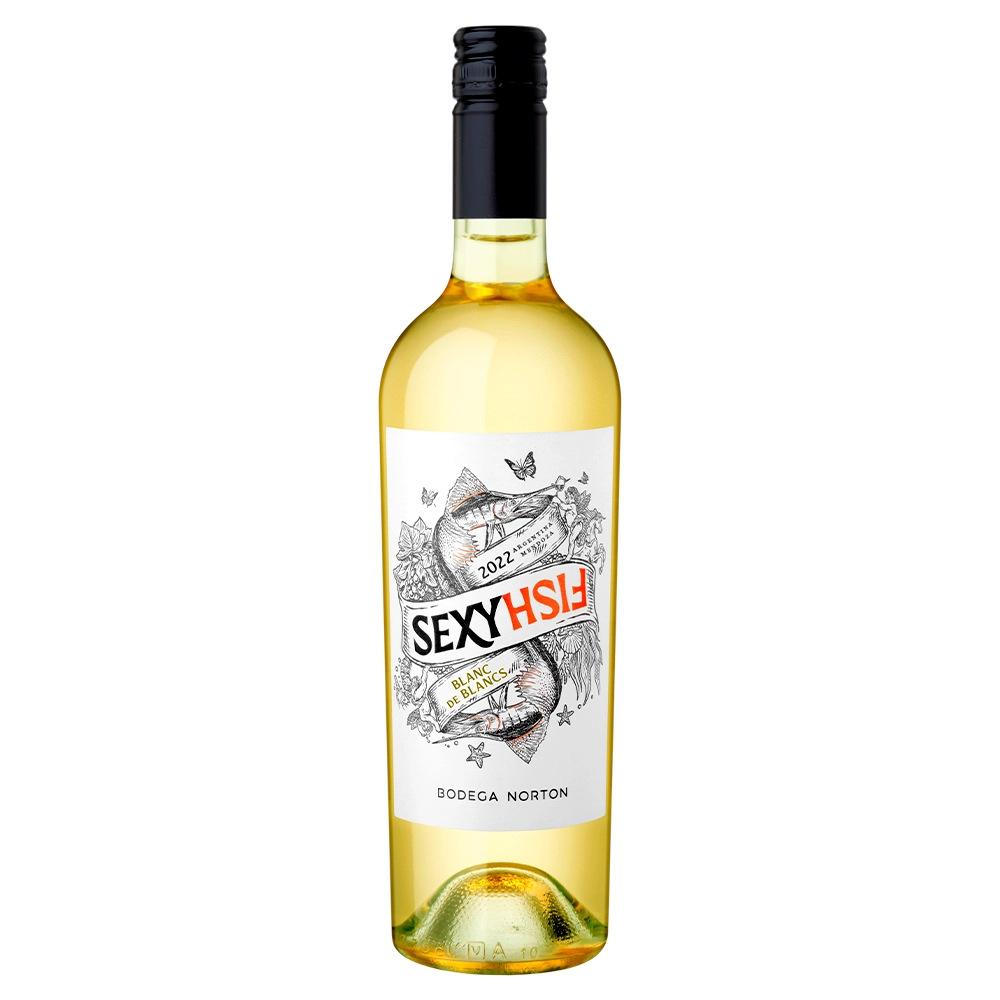 Vinho Argentino Branco Seco Blanc De Blancs Norton Sexyfish Mendoza Garrafa 750ml