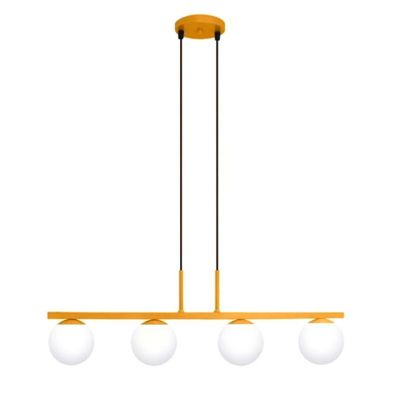 Pendente Jabuticaba Dourado Com Globos Brancos Foscos G9