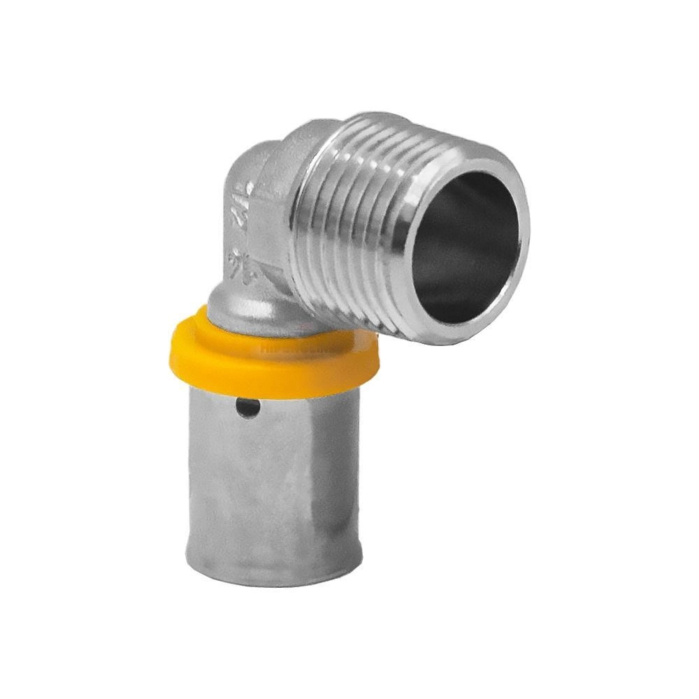 Cotovelo Pex Multicamadas 16mm X 1/2 Macho Gás Druck