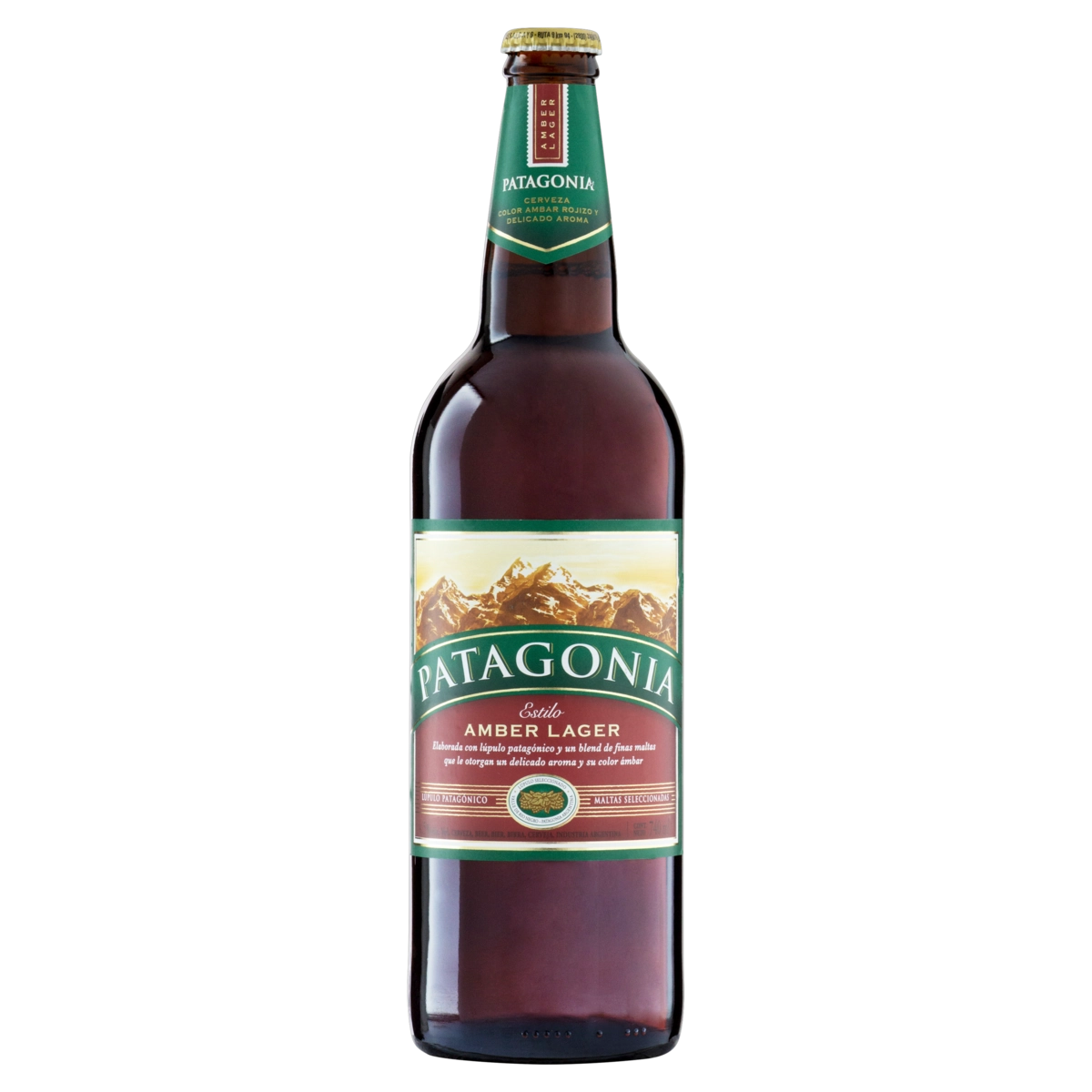 Cerveja Amber Lager Patagonia Garrafa 740ml