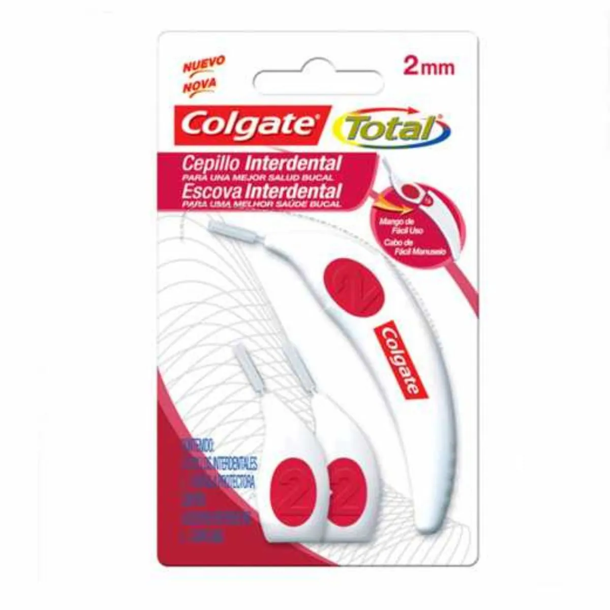 Escova Interdental Colgate Total 2mm 3 Unidades