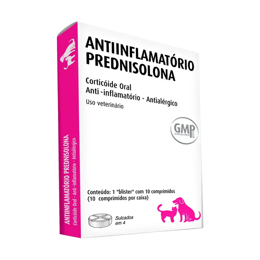 Prednisolona 10x20mg Caixa C/10 Comp.