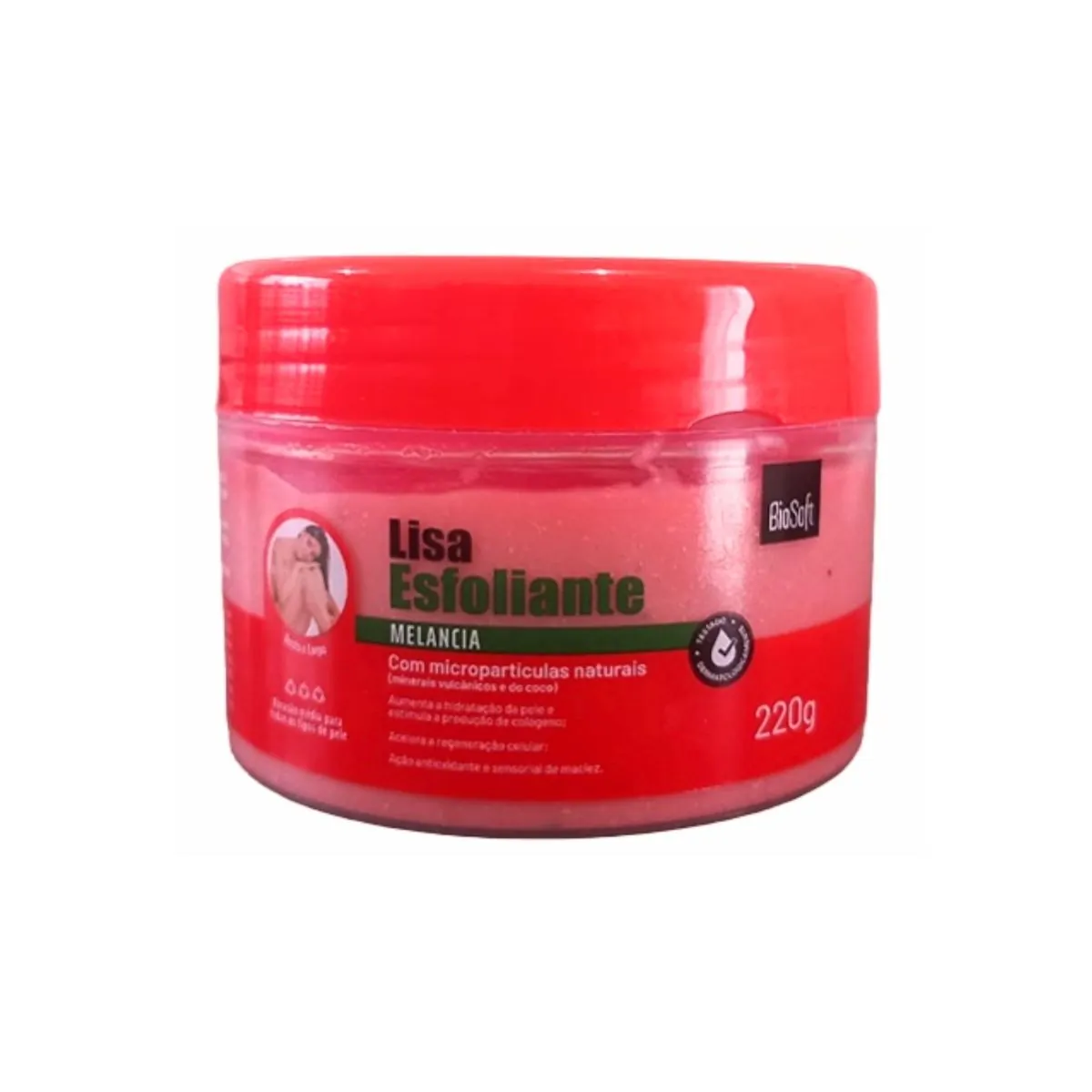 Esfoliante Corpo E Rosto Melancia Micropartículas Naturais