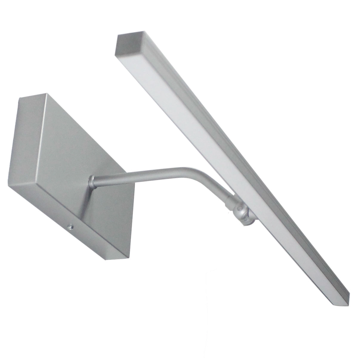 Arandela Quadro Perfil Led 6w 3000k Prata Metalizado