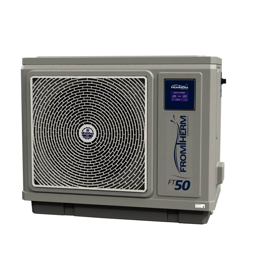 Trocador De Calor Aquecedor Piscina Fromtherm Ft50 Com Touchscreen