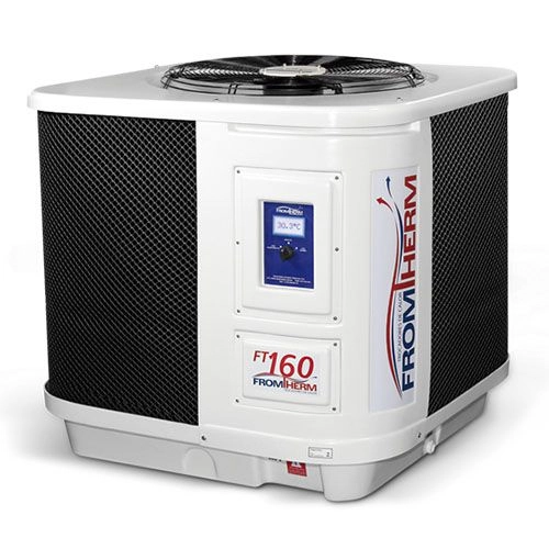 Trocador De Calor Aquecedor Piscina Fromtherm Ft160 Com Touchscreen - 220v Trifásica