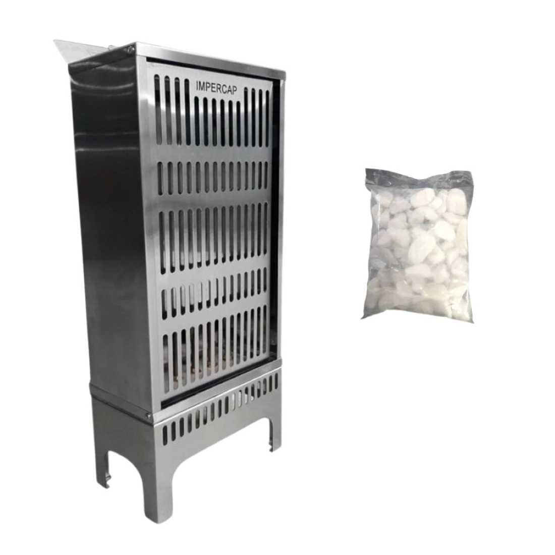 Kit Sauna Seca 6kw + Seixo Pedras Impercap - Até 10 5m³ - 380v Trifásico (encomenda)