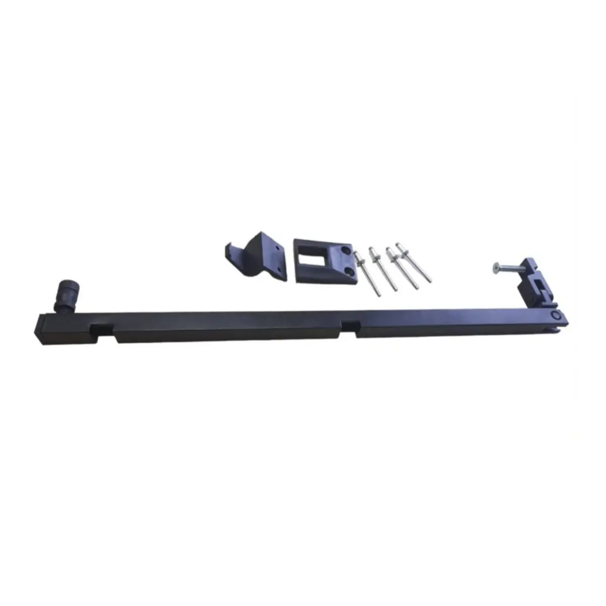 Haste Tubular Baguete Puxador Janela Maxim-ar 45cm Preto