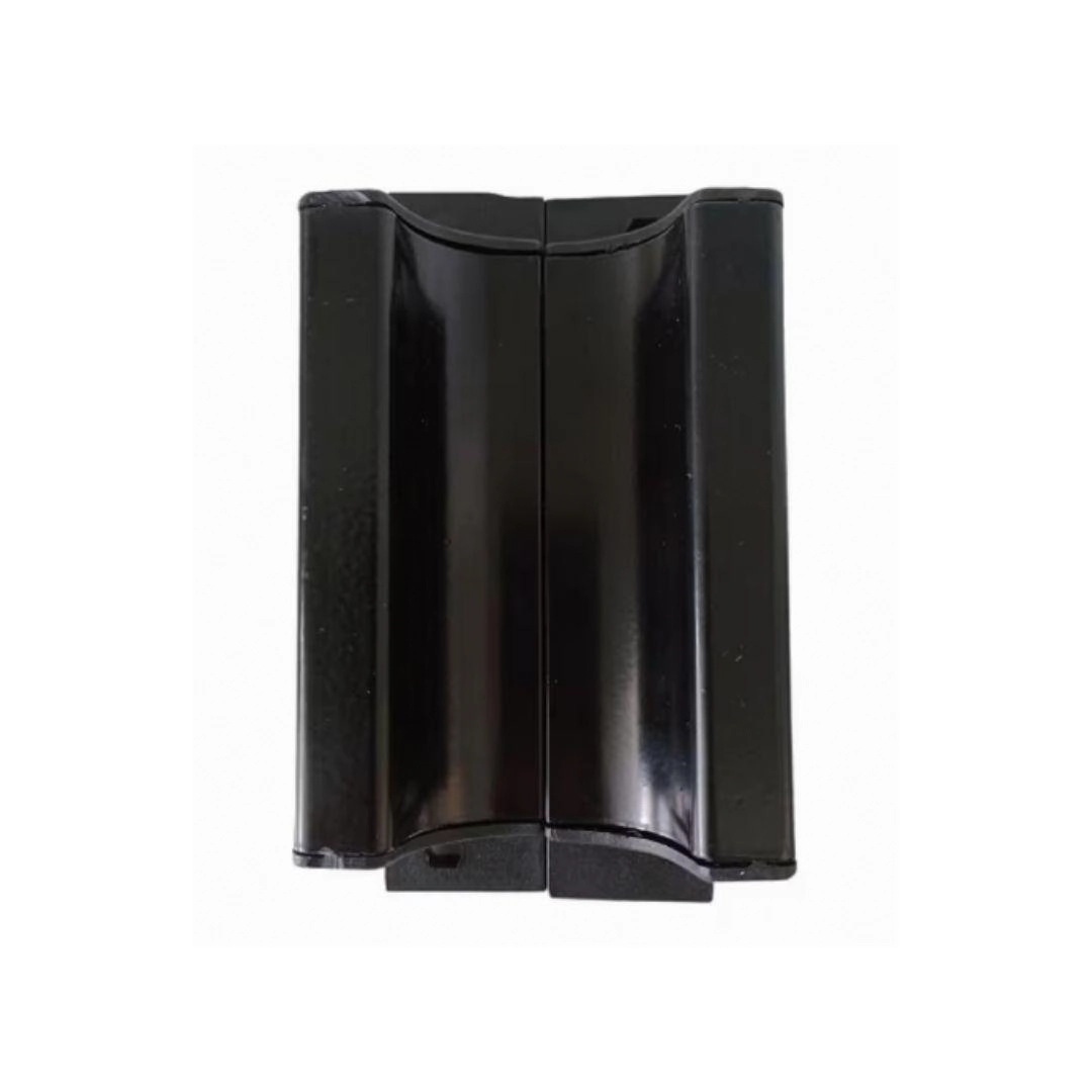 Fecho Trinco Central Brasilia Fec-1080 Janela Vitro Aluminio Linha 25 30 Sobrepor Preto - Al