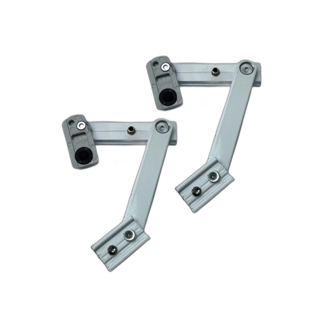 Braço Maxim-ar 18cm/180mm Janela Linha Suprema Branco Udinese Par