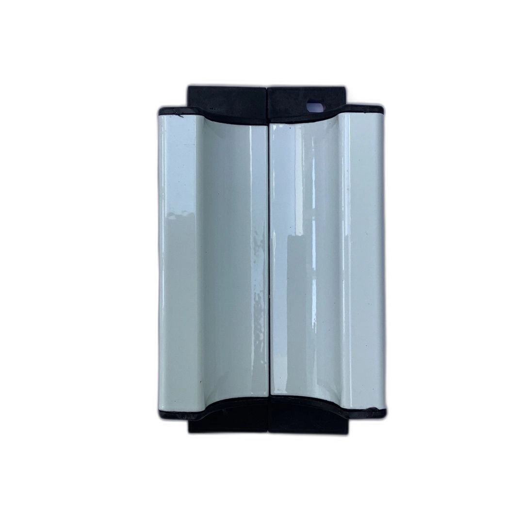 Fecho Trinco Central Brasilia Fec-1080 Janela Aluminio Linha 25 30 42 Sobrepor Branco Al
