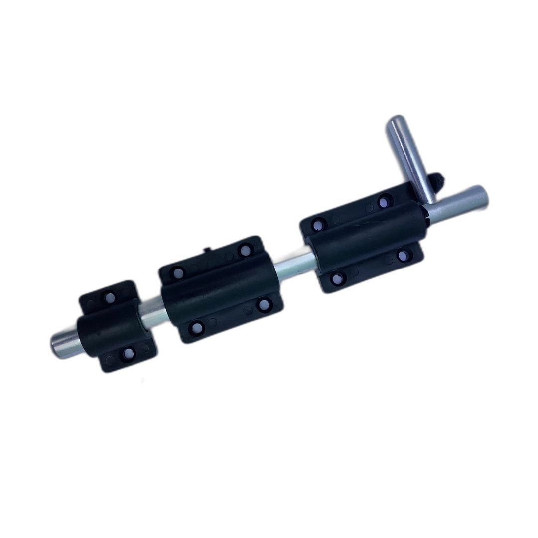 Fecho Ferrolho Porta Portao Buzio C/furo P/cadeado Aluminio Brilhante 20cm/200mm