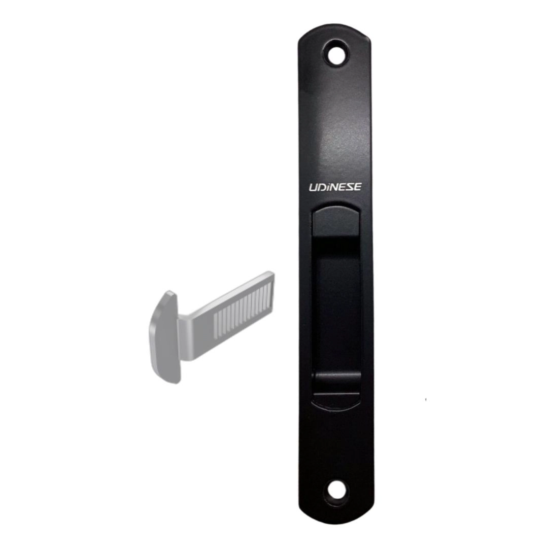 Fecho Concha Preto 2011/a Slide 158mm C/lingueta Gold Tra011 Janela Porta Aluminio Udinese