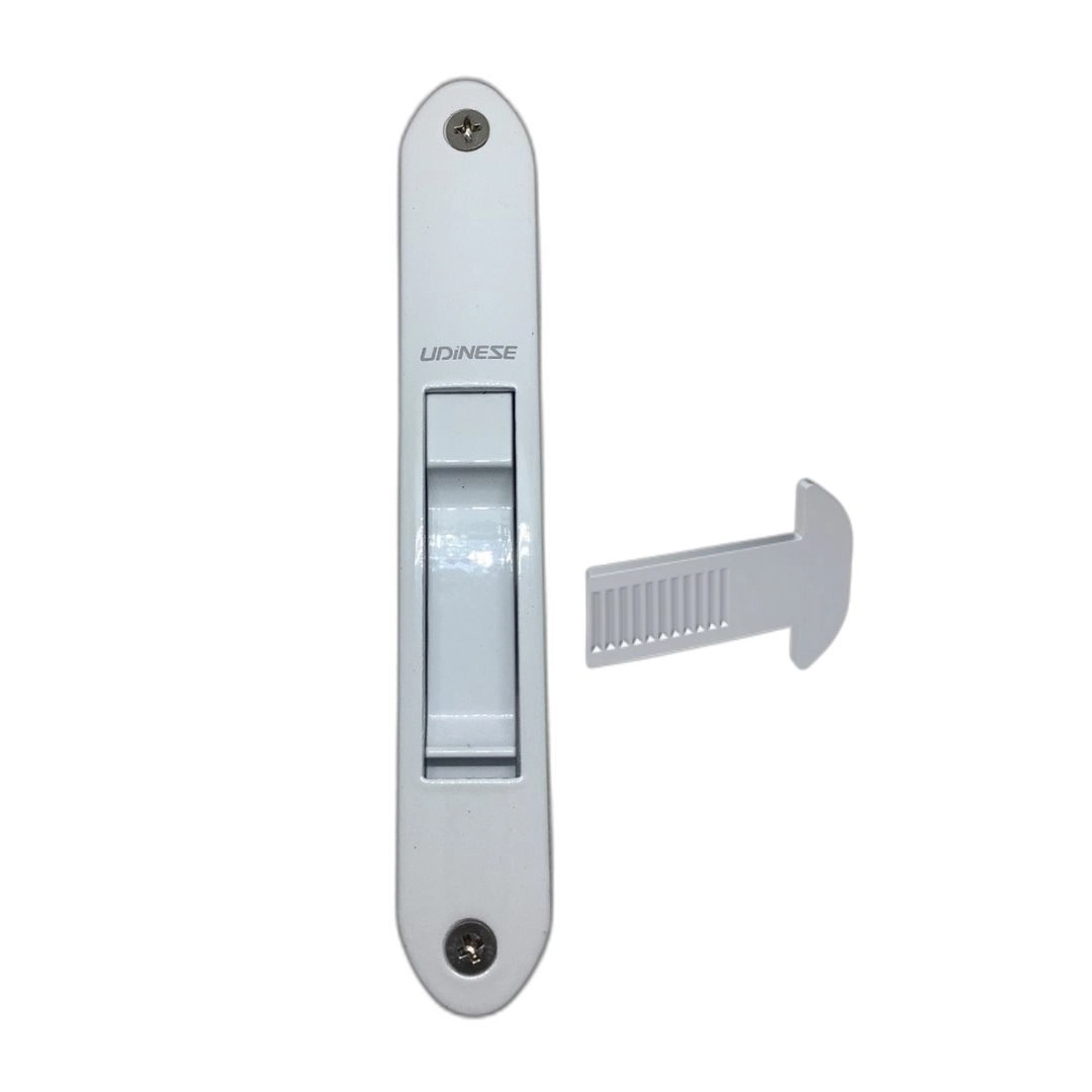 Fecho Concha Branco 7411/a Slide 158mm C/lingueta Suprema Tra009 Janela Porta Aluminio Udinese