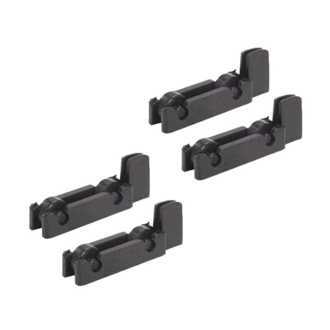 Roldana Nylon Dupla Sem Guia Para Janelas E Vitros Linha-16 Leves Kit 4un