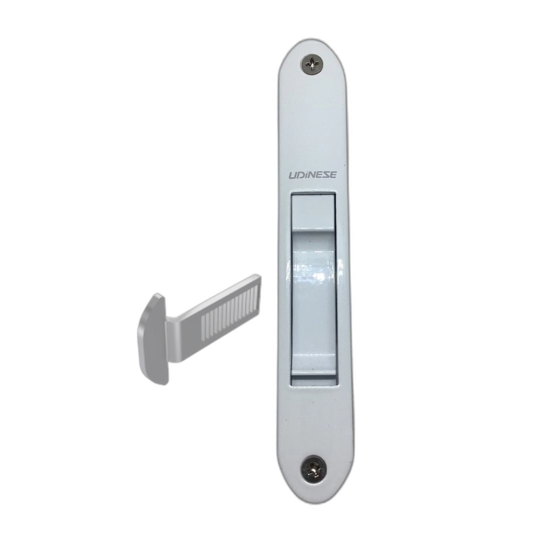 Fecho Concha Branco 7411/a Slide 158mm C/lingueta Gold Tra011 Janela Porta Aluminio Udinese