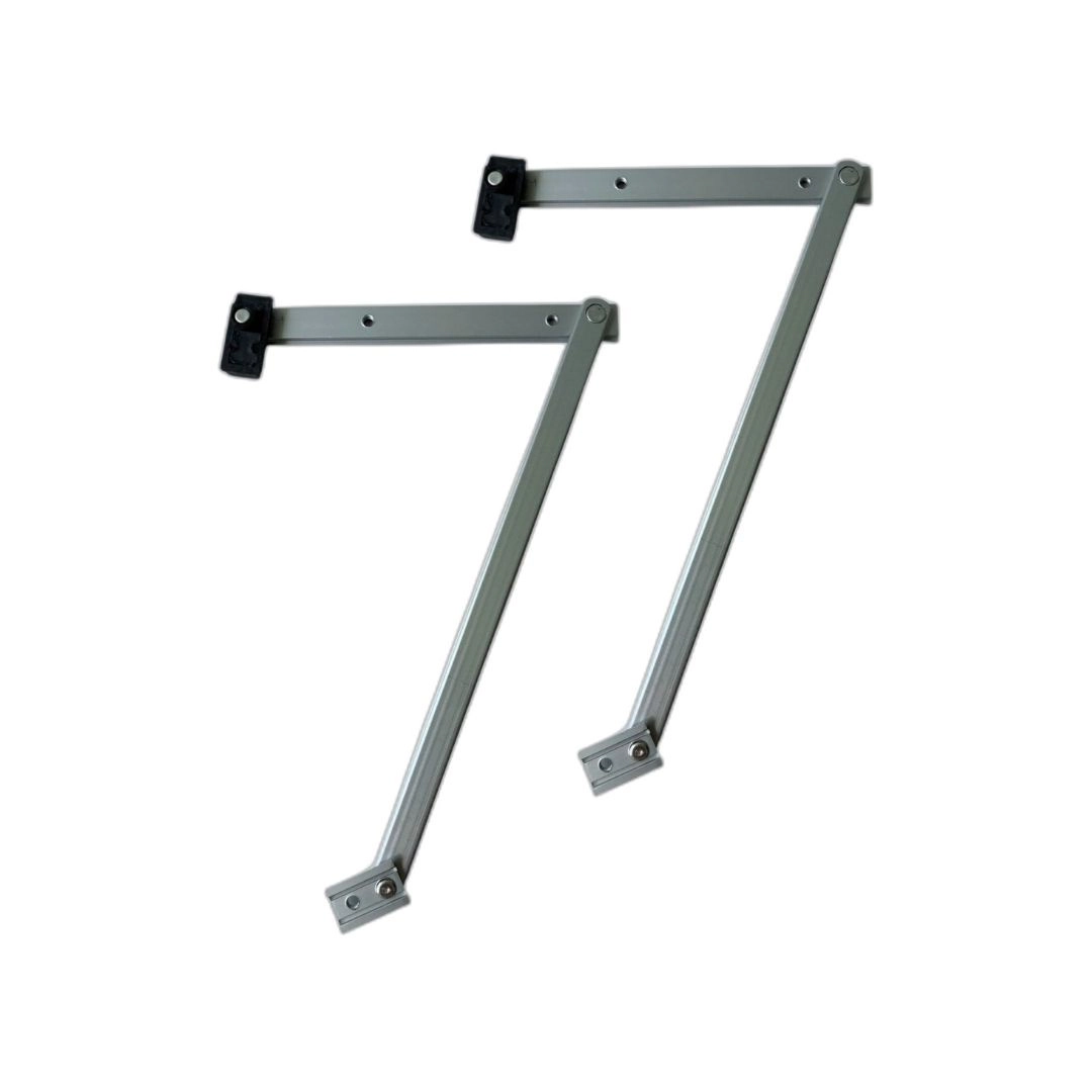 Braço Maxim-ar 50cm/500mm Janela Linha Suprema Fosco Par Al
