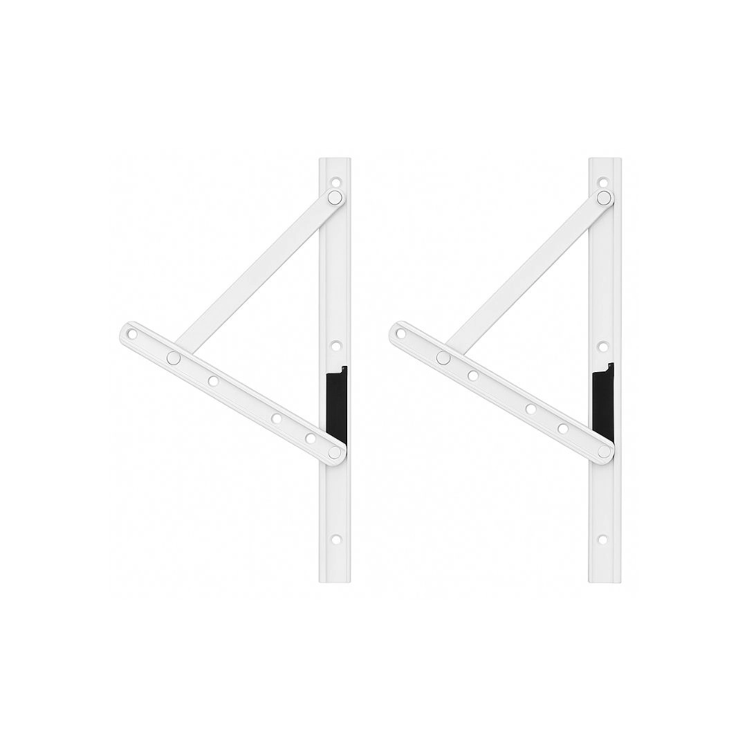 Braço Maxim-ar 80cm/800mm Janela Linha 25 Branco Articulado Par