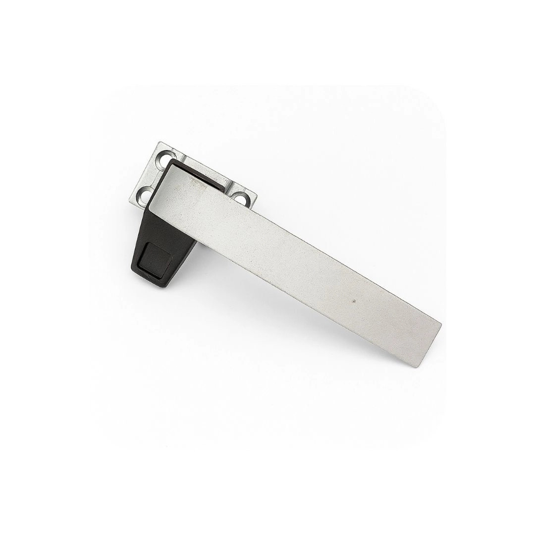 Fecho Maxim-ar Frontal 1018/4 4 Furos Sobrepor Fosco Madeira E Aluminio L42/gold Al