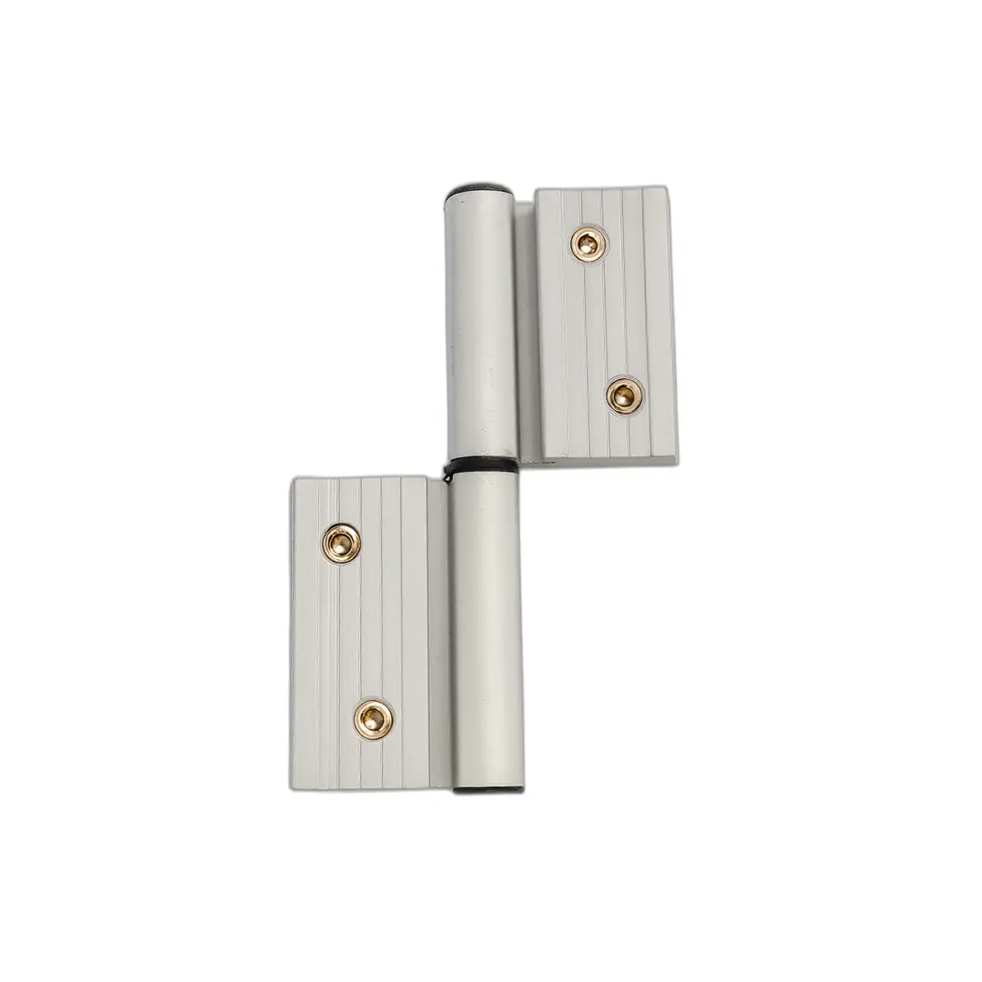 Dobradiça Encaixe Linha 30 Dupla Sd-323 Porta Giro Abrir Aluminio Fosco Gm