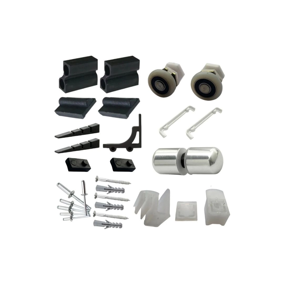 Kit Acessórios F1 Quadrado Cromado Box Banheiro Vidro Temperado 8mm 991163007