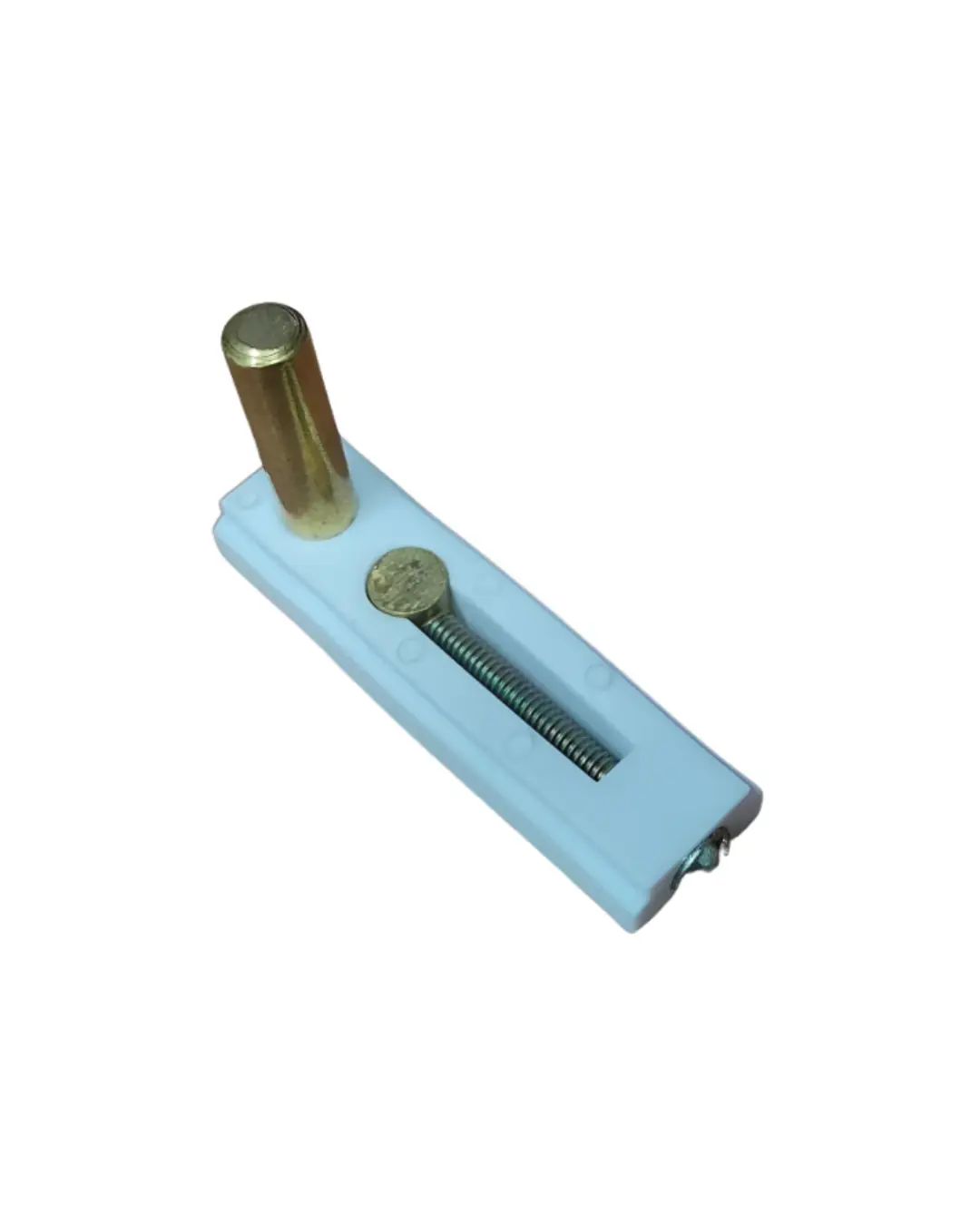 Guia Deslizante Freio Para Janela Maxim-ar Linha 25 Com Regulagem Patin Nyl-086 Branco Kit 2 Un