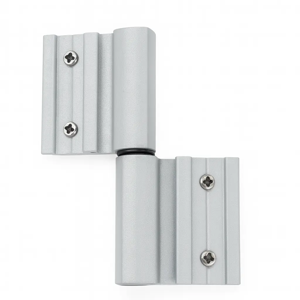 Dobradiça Encaixe Aluminio Porta Linha 25 Suprema Fosca Dob-688 Alumifix