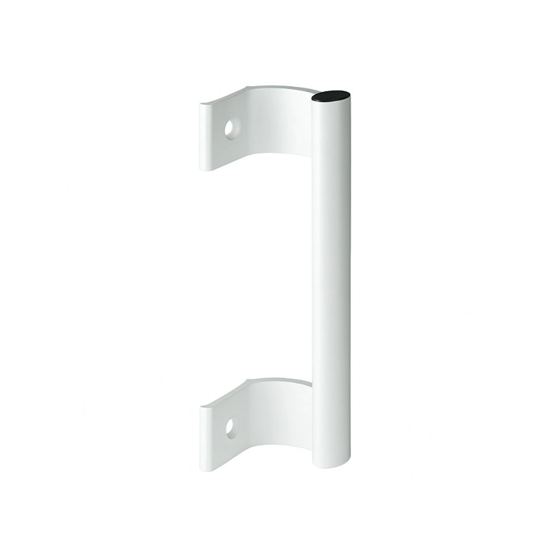 Puxador Buzio 20cm/200mm Porta Portao Correr Abrir Aluminio Madeira Ferro Reforçado Resistente Branco