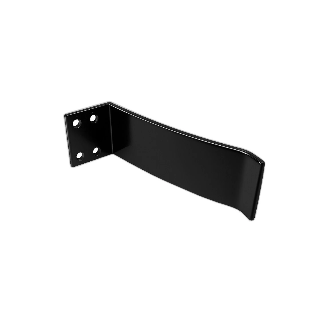 Chapa Guia Envidracamento De Sacada Aluminio Preto