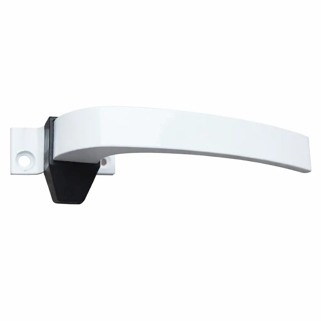 Fecho Alavanca Puxador Maxim-ar Frontal1018/3 Sobrepor Aluminio Branco Al