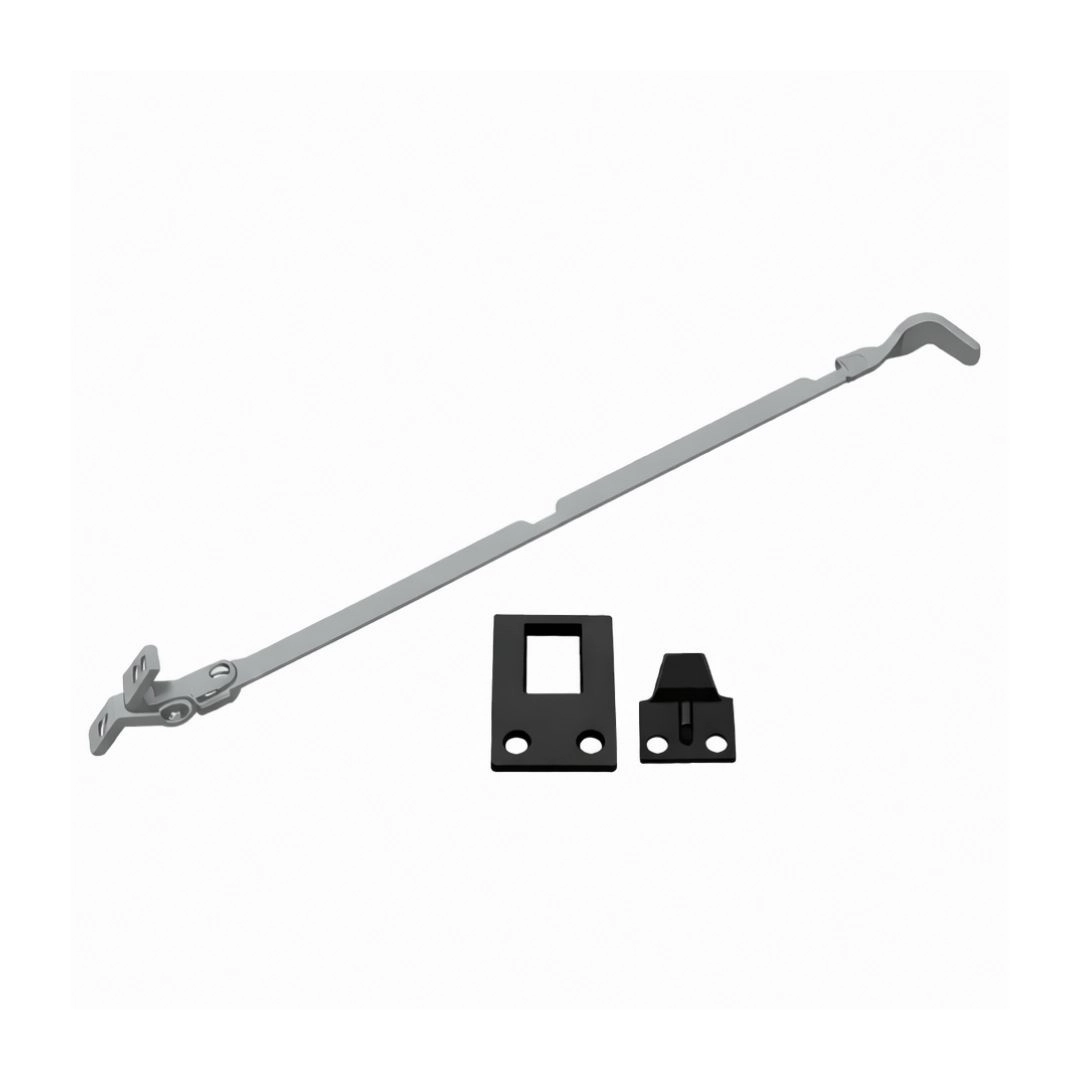 Haste Popular Frontal Puxador Janela Maxim-ar Madeira Aluminio 40cm Fosco Gm