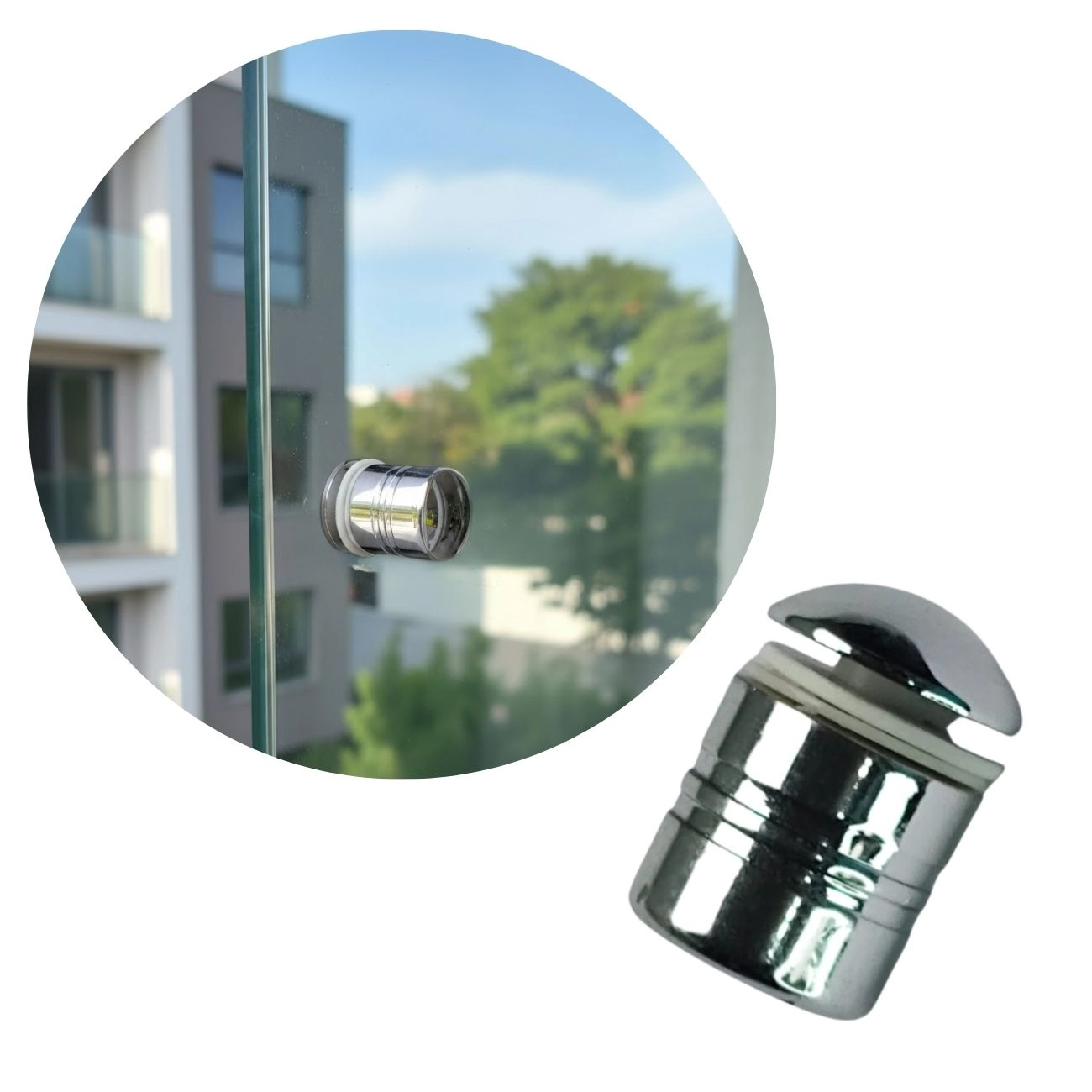 Puxador Simples Aluminio Frisado 7/8 Janela Porta Vidro Temperado American 2005 162-002 Brilhante