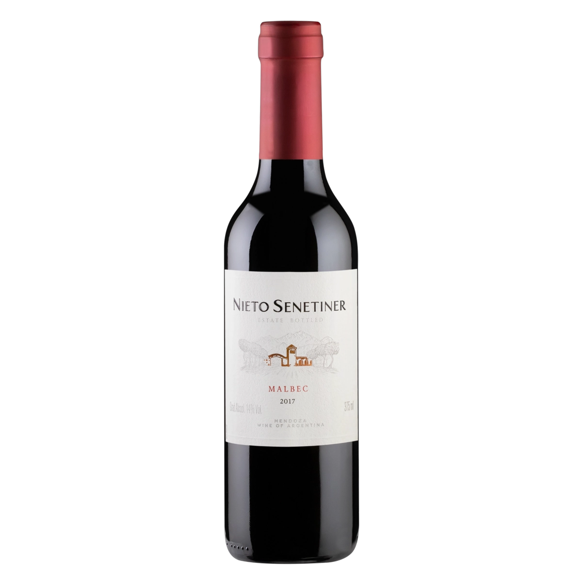 Vinho Argentino Tinto Seco Nieto Senetiner Malbec Mendoza Garrafa 375ml