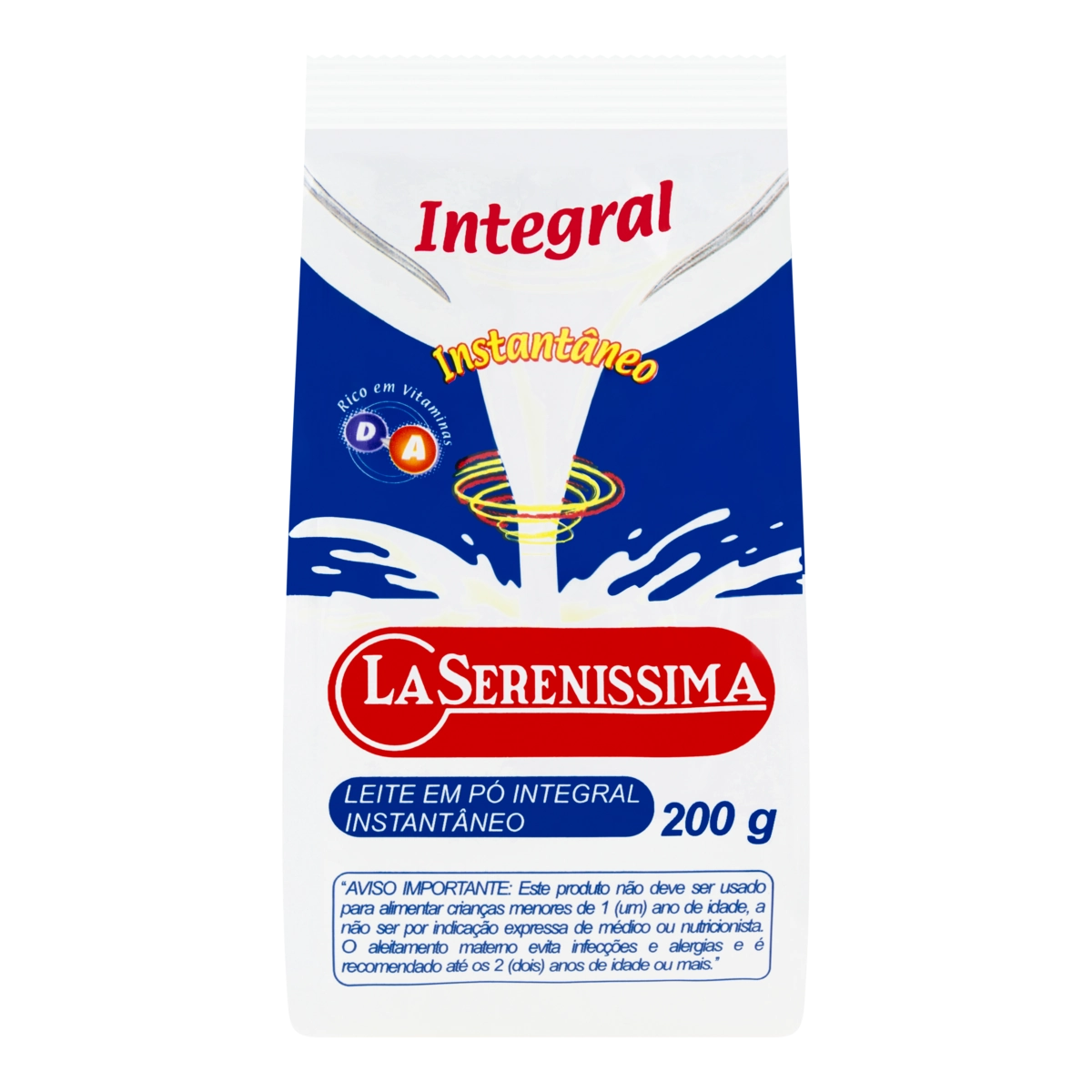 Leite Pó Instantâneo Integral La Serenissima Pacote 200g