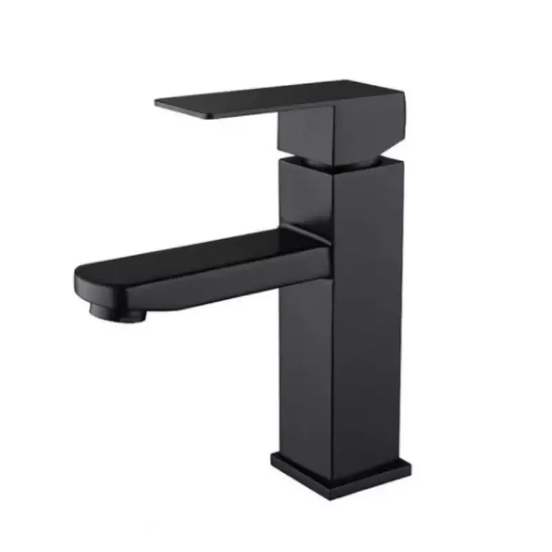 Torneira Banheiro Preta Misturador Monocomando Lavabo S304