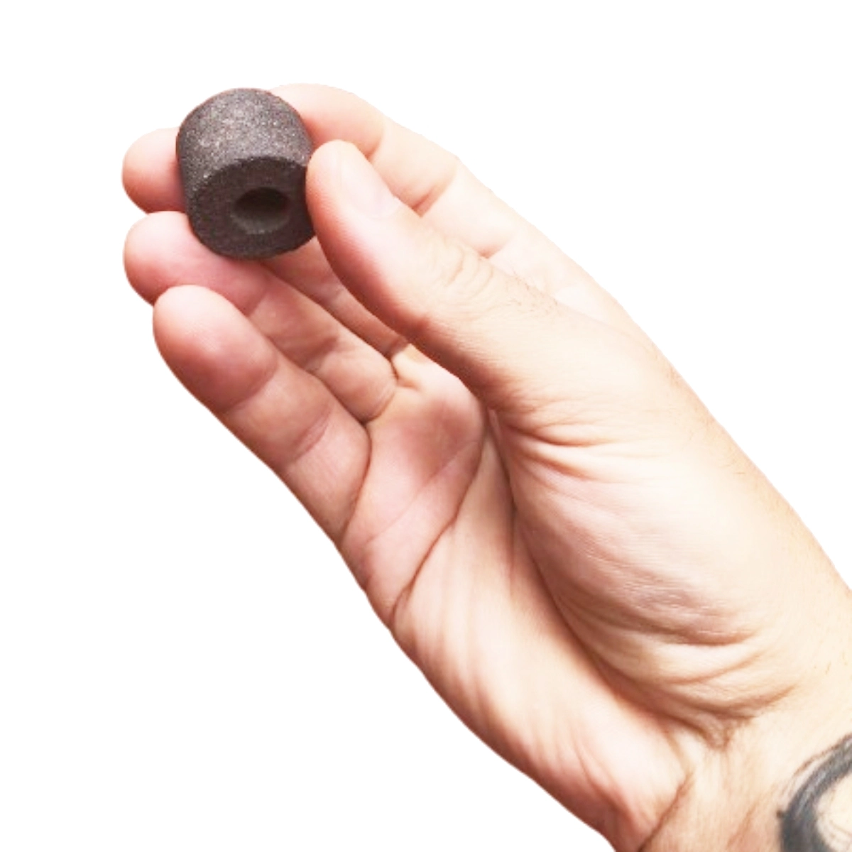 Rebolo Pedra De Desbaste Abrasivo Para Aço 23,8 X 19 X 9,5mm Cinza