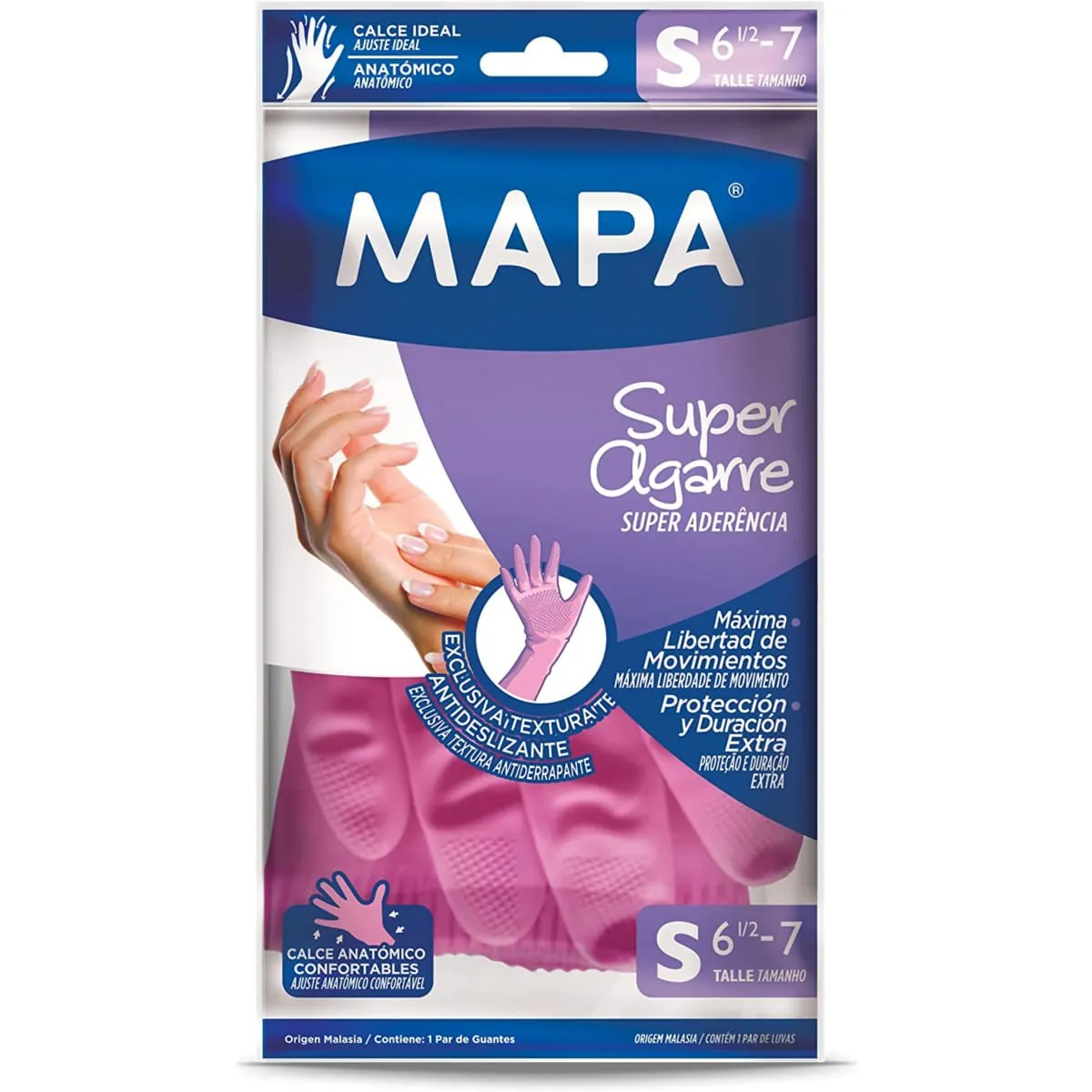 Luva Mapa Super Agarre Tamanho P Mucambo