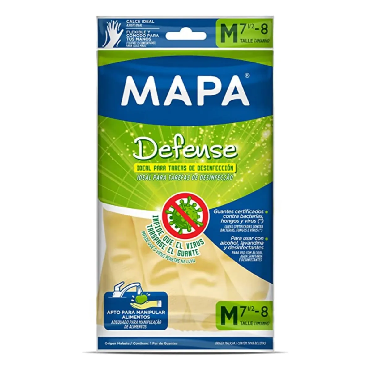 Luva Mapa Defense Antivírus Tamanho M Mucambo