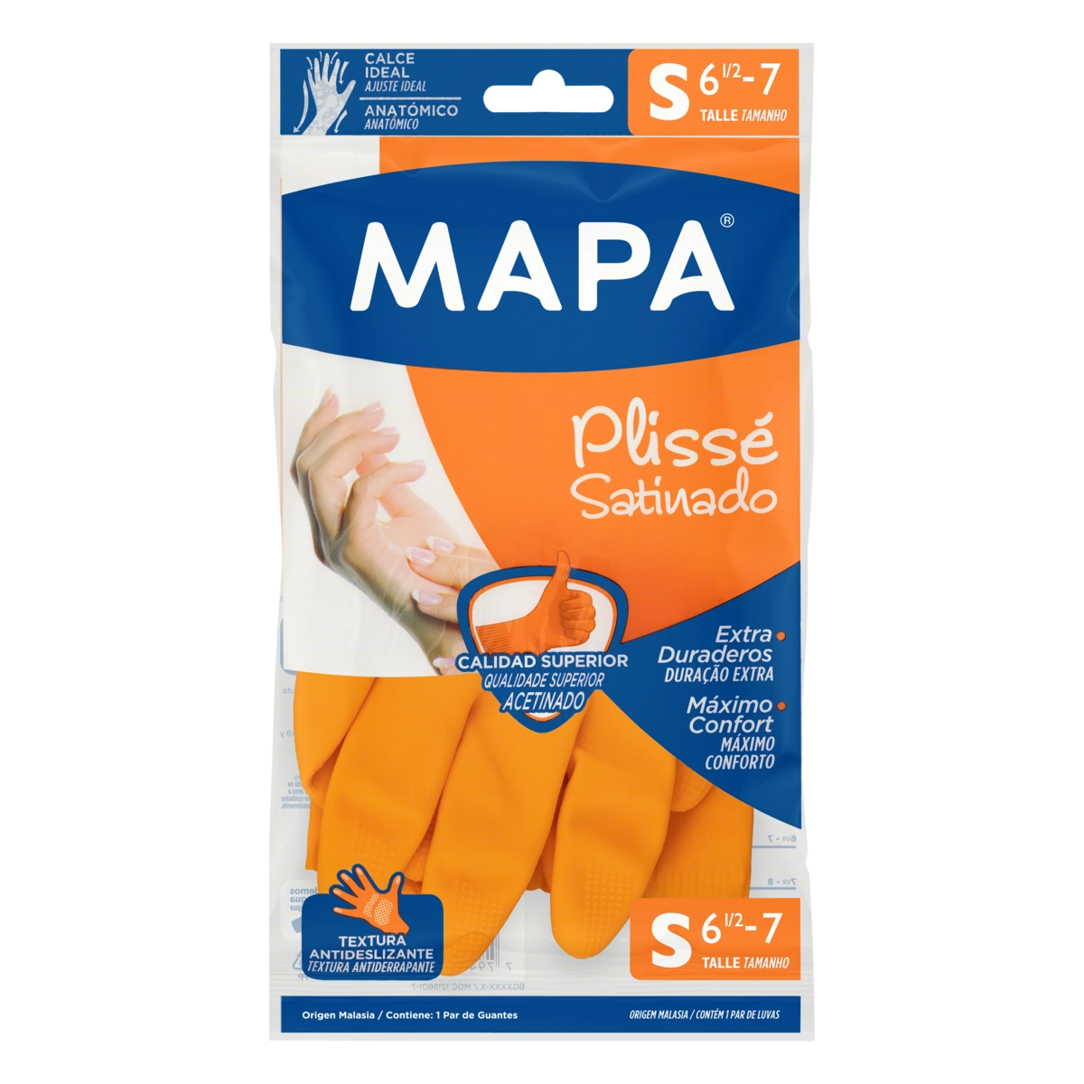 Luva Multiuso Mapa Plisse P