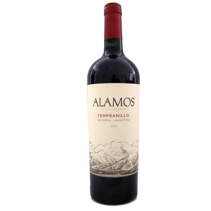 Vinho Argentino Tinto ALAMOS Tempranillo Garrafa 750ML