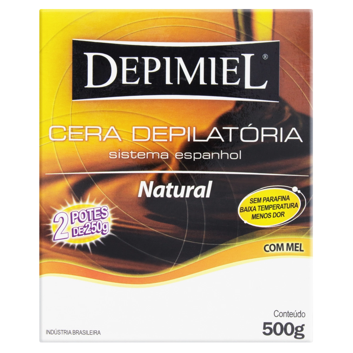 Cera Quente Depimiel Natural 500g