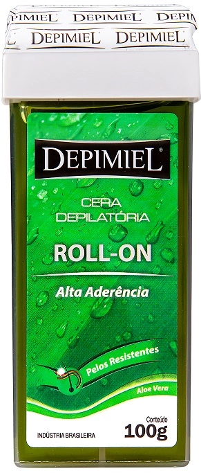 Cera Depilatória Roll On Alta Aderência Depimiel 100g