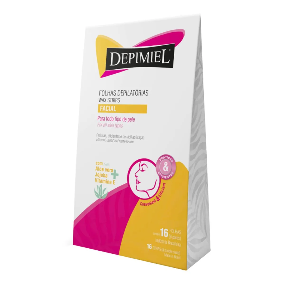 Folhas Para Depilação Facial Depimiel 16 Unidades
